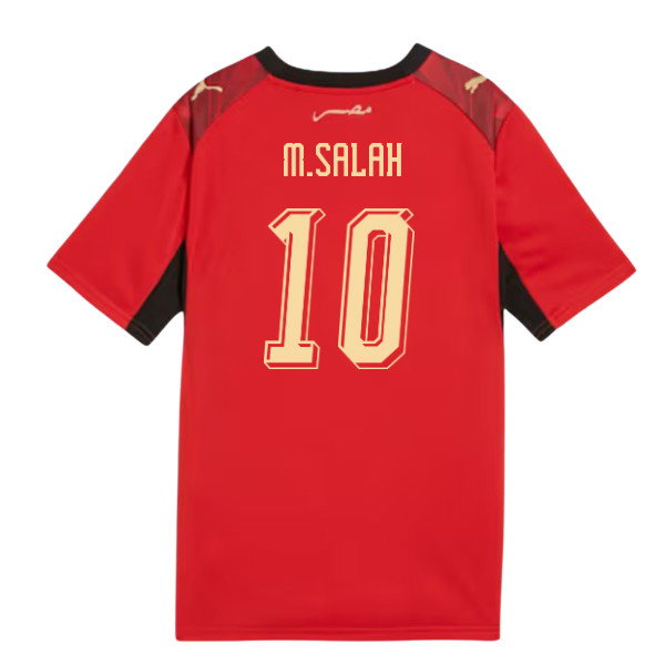2026-2027 Egypt Home Shirt (Kids) (M.Salah 10)-SoccerKits Hub | Buy Soccer Jerseys Online